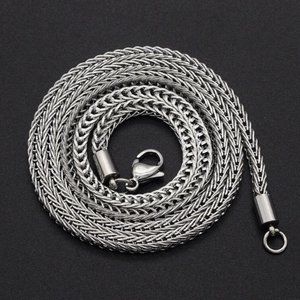 Foxtail Chain Necklace Stainless Steel